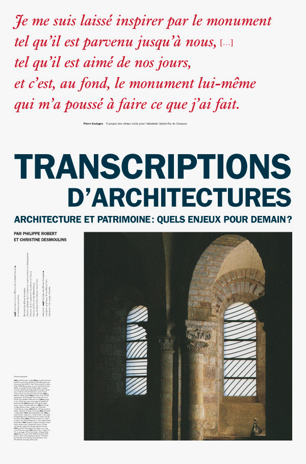 Transcriptions d’architectures