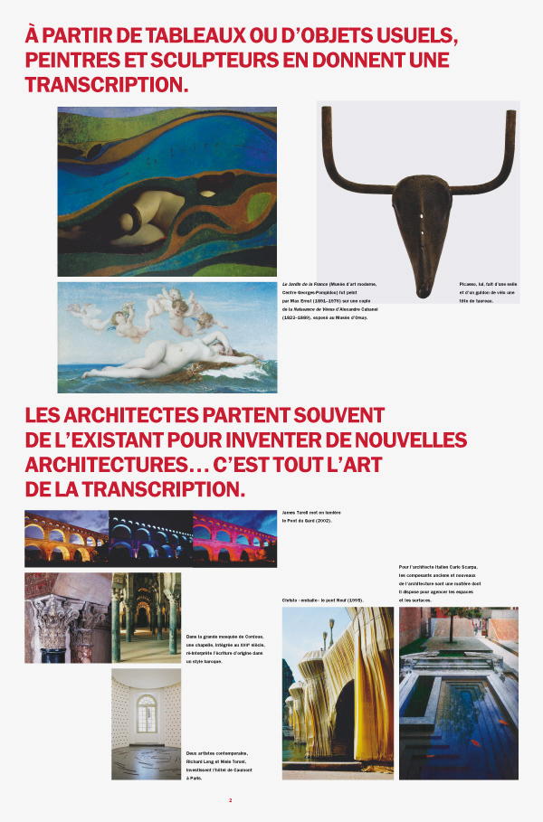 Transcriptions d’architectures