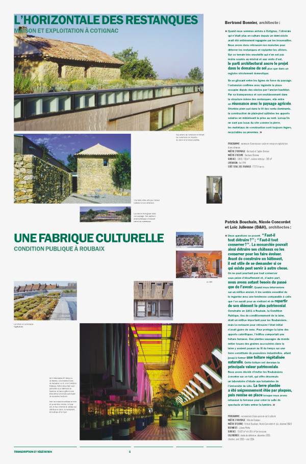 Transcriptions d’architectures